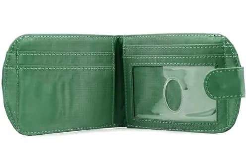 Big Skinny Taxicat Bi-Fold Slim Wallet Verdant Green | Holds Up to 25 Cards, Water Resistant, Lightweight thumbnail 4