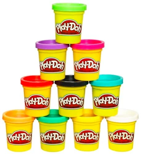 Play-Doh Modeling Compound 10-Pack | Assorted Bright Colors for Kids 2+ thumbnail 1