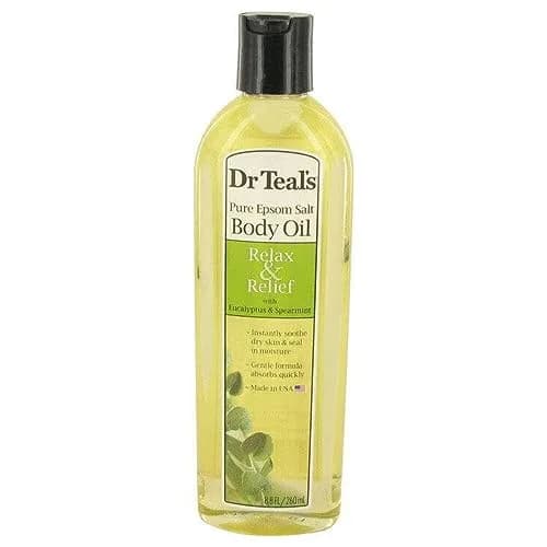 Dr Teal's Eucalyptus Oil Bath Additive 260ml (8.8 Fl Oz) | Soothes Dry Skin with Spearmint & Sesame Oil thumbnail 1