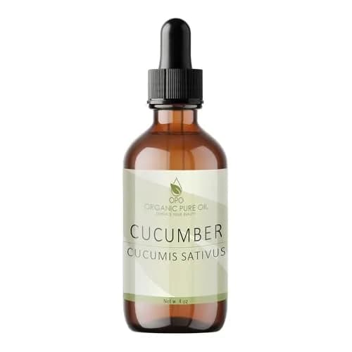 OPO Cucumber Seed Oil 4 oz Glass & Dropper | Pure Cold Pressed Unrefined Natural Non GMO Vegan thumbnail 1