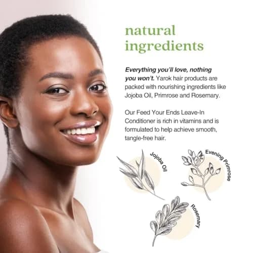 YAROK FOOD FOR YOUR HEAD. GOOD FOR THE EARTH. Vegan Leave-In Conditioner 2oz | Organic Heat Protectant & Detangler thumbnail 7