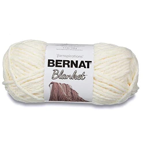 Bernat Blanket BB Yarn Vintage White | Super Bulky Polyester for Cozy Blankets - main product image