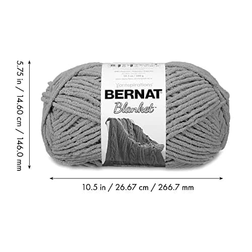 Bernat Blanket Yarn, Lilac Bush | Luxurious, Soft & Cozy Chenille-Style Yarn for Blankets & Decor thumbnail 9