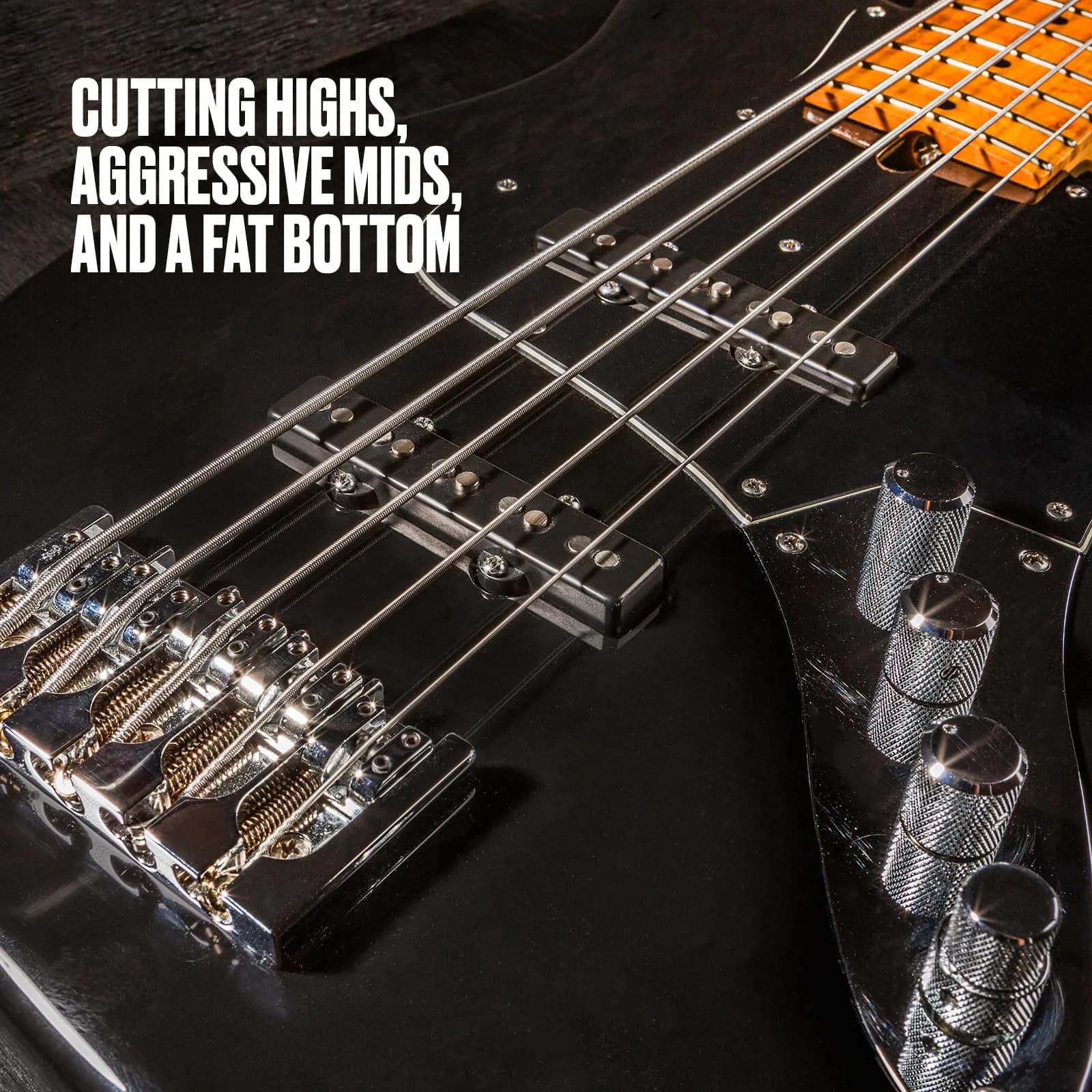 Jim Dunlop Super Bright Stainless Steel Bass Strings 40-100 | Tone-Focused Bass Guitar Strings - view 2