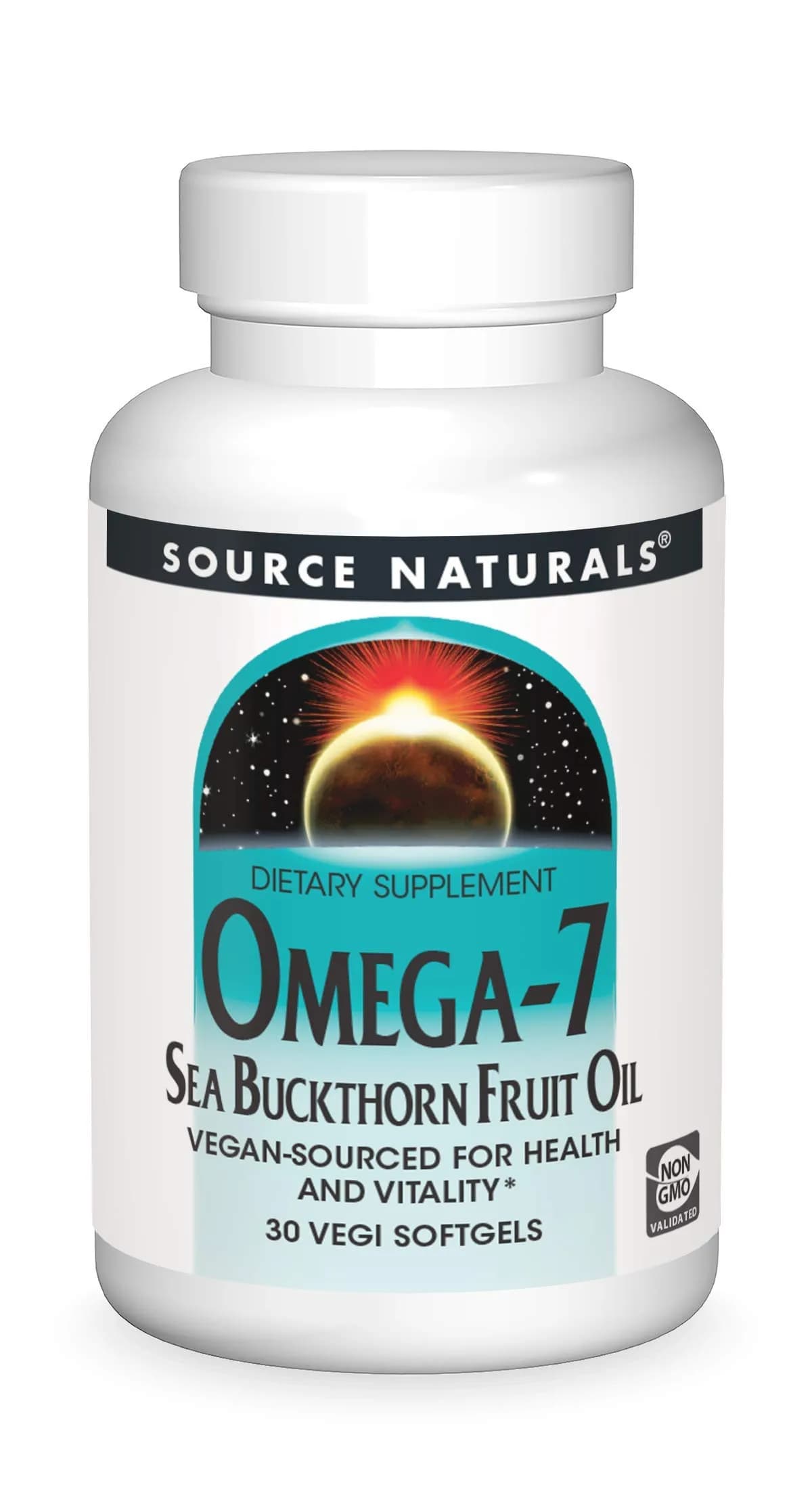 Source Naturals Omega-7-30 Vegan Softgels | Vegan Omega-7 Fatty Acid Supplement for Vitality (70-120 chars) — Softgel