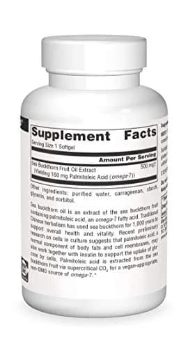 Source Naturals Omega-7-30 Vegan Softgels | Vegan Omega-7 Fatty Acid Supplement for Vitality (70-120 chars) thumbnail 3
