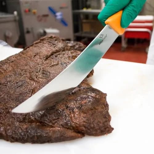 ULTRASOURCE 10" Cimeter Butcher Knife with Poly Handle | Heavy-Duty Meat Cutting Tool thumbnail 2