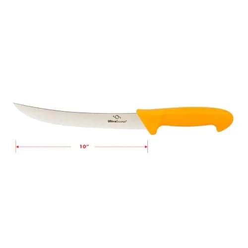 ULTRASOURCE 10" Cimeter Butcher Knife with Poly Handle | Heavy-Duty Meat Cutting Tool thumbnail 3