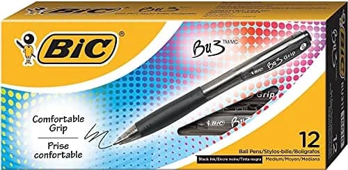 BIC Retractable Ballpoint Pen, Bold, 1.0mm | Comfortable Grip & Sleek Design thumbnail 5
