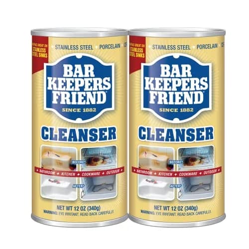 Bar Keepers Friend Powder Cleanser 24 oz (680 g) | Multipurpose Cleaner for Rust, Tarnish, Stains thumbnail 1
