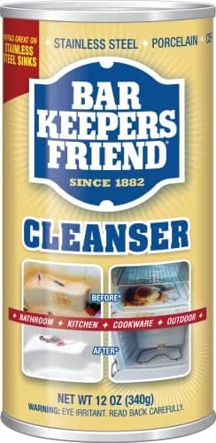 Bar Keepers Friend Powder Cleanser 24 oz (680 g) | Multipurpose Cleaner for Rust, Tarnish, Stains thumbnail 2