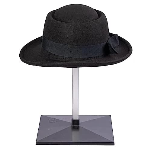Xcoser Walter White Heisenberg Wool Felt Fedora Hat | Breaking Bad Cosplay Accessory (22-23 inches) thumbnail 9