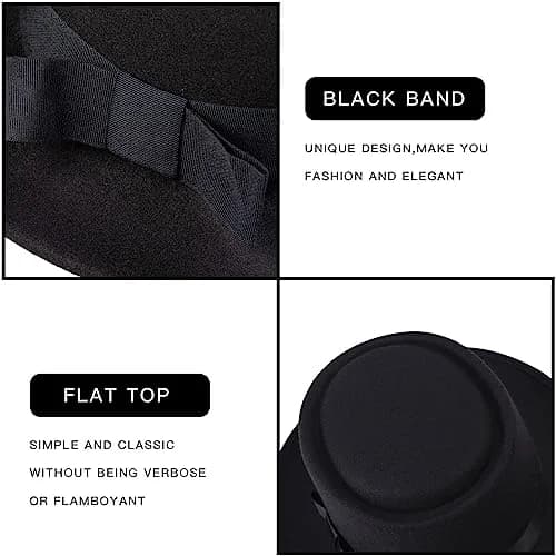 Xcoser Walter White Heisenberg Wool Felt Fedora Hat | Breaking Bad Cosplay Accessory (22-23 inches) thumbnail 3