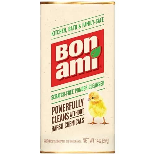 BON AMI Powder Cleanser for Kitchens & Bathrooms 400g (14oz) | Hypoallergenic, Non-Toxic, Biodegradable thumbnail 1