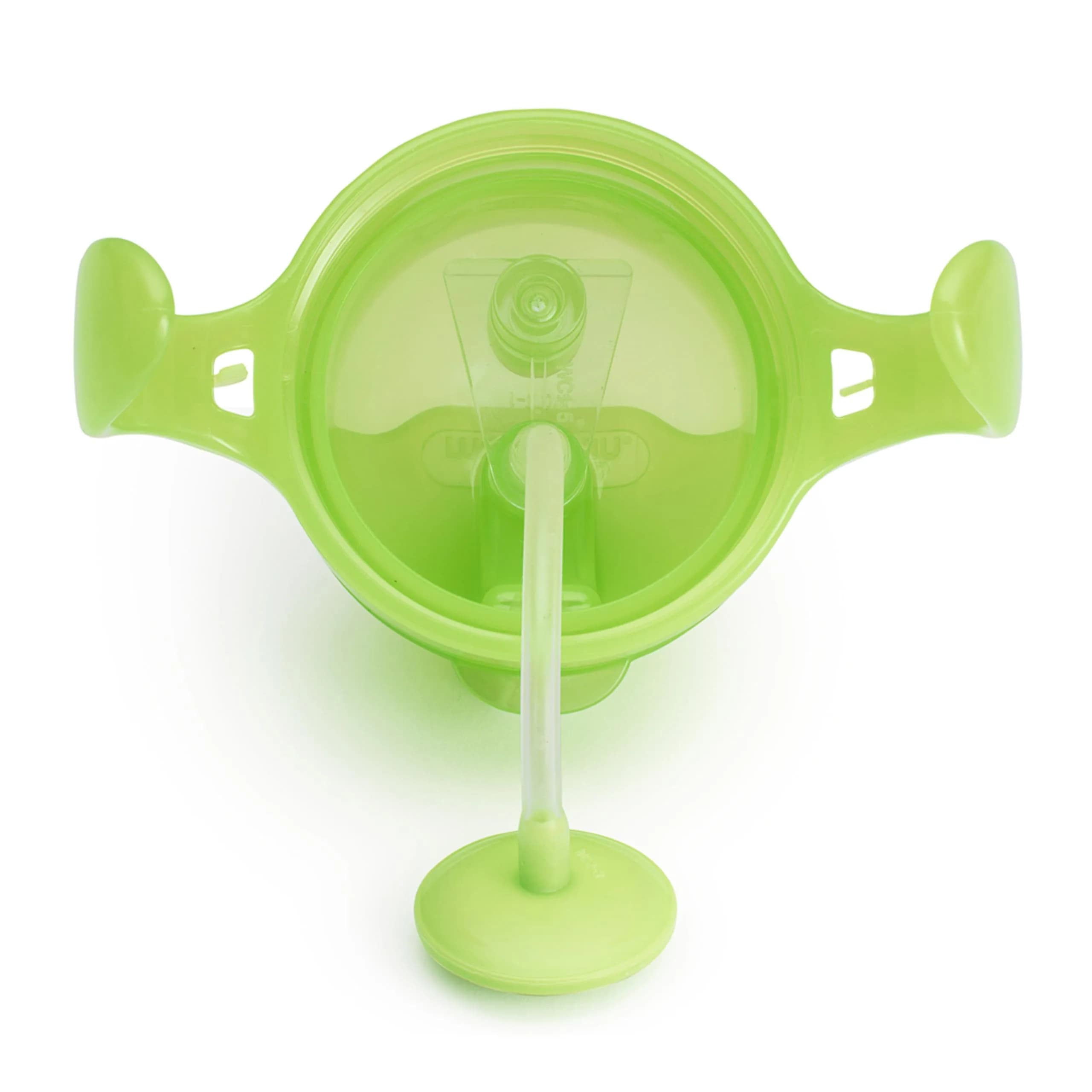 Munchkin Any Angle Sippy Cup for Toddlers, Spill Proof Weighted Straw Cup with Transition Handles for Babies 6 Months and Up, 200ml (7 Ounce), Green | BPA-Free & Easy-Clean - view 5