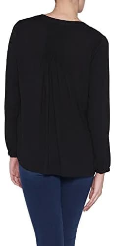 NYDJ Women’s Three-Quarter Sleeve Pintuck Blouse | Classic Lightweight Top thumbnail 4