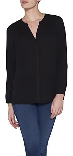 NYDJ Women’s Three-Quarter Sleeve Pintuck Blouse | Classic Lightweight Top thumbnail 6