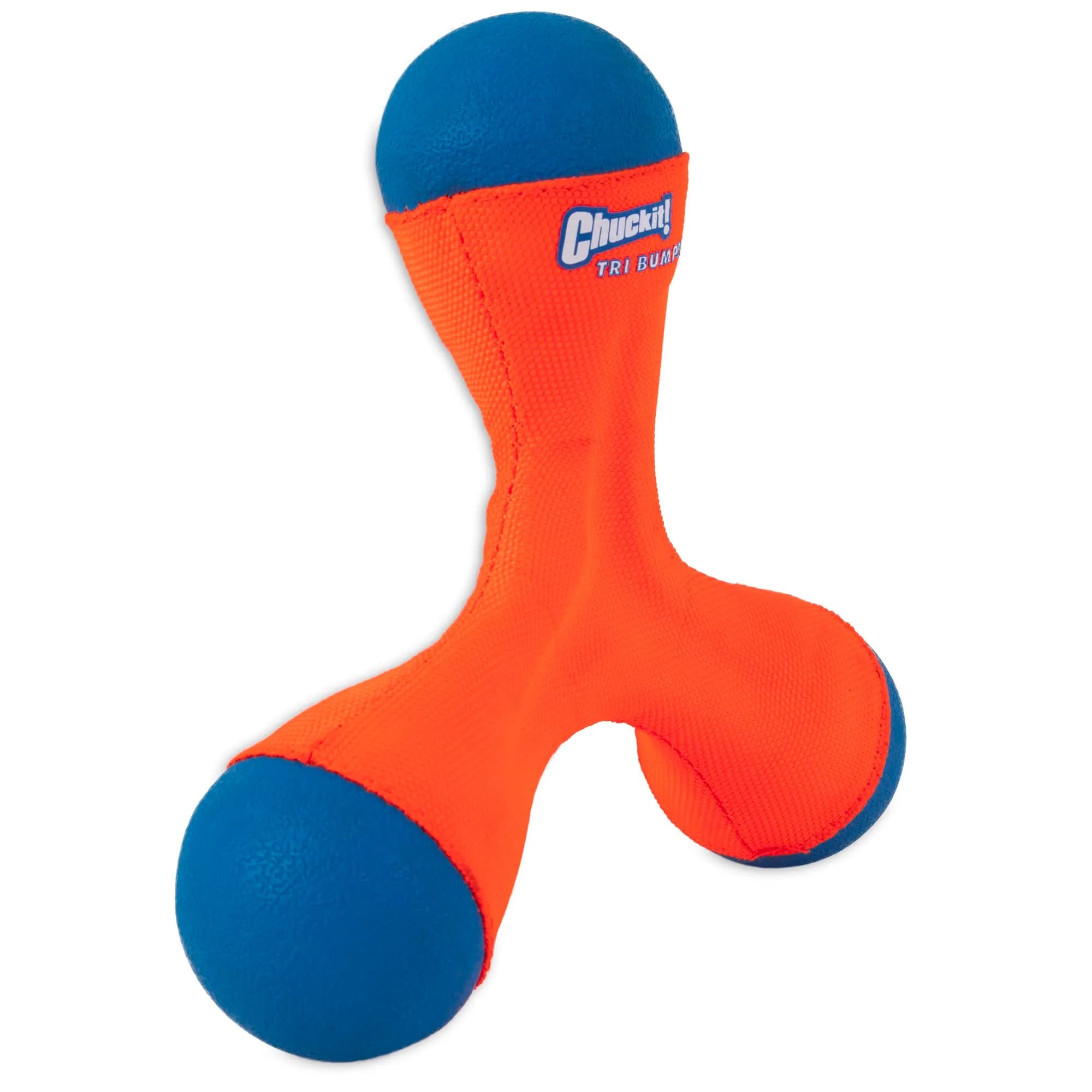 Chuckit! Tri-Bumper Fetch & Tug Dog Toy Medium | Tumbles, Floats, High-Visibility - view 8