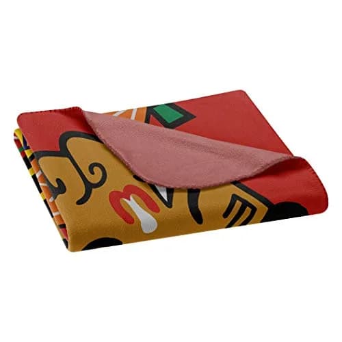 Northwest Chicago Blackhawks Fleece Throw Blanket 50" x 60" | Officially Licensed NHL Fan Gear thumbnail 2