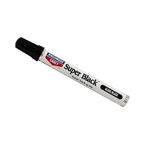 Birchwood Casey Super Black Touch-Up Pen for Scratches & Worn Areas, Gloss Black 0.33 oz (9.35 ml) | Restores Sporting Accessories thumbnail 1