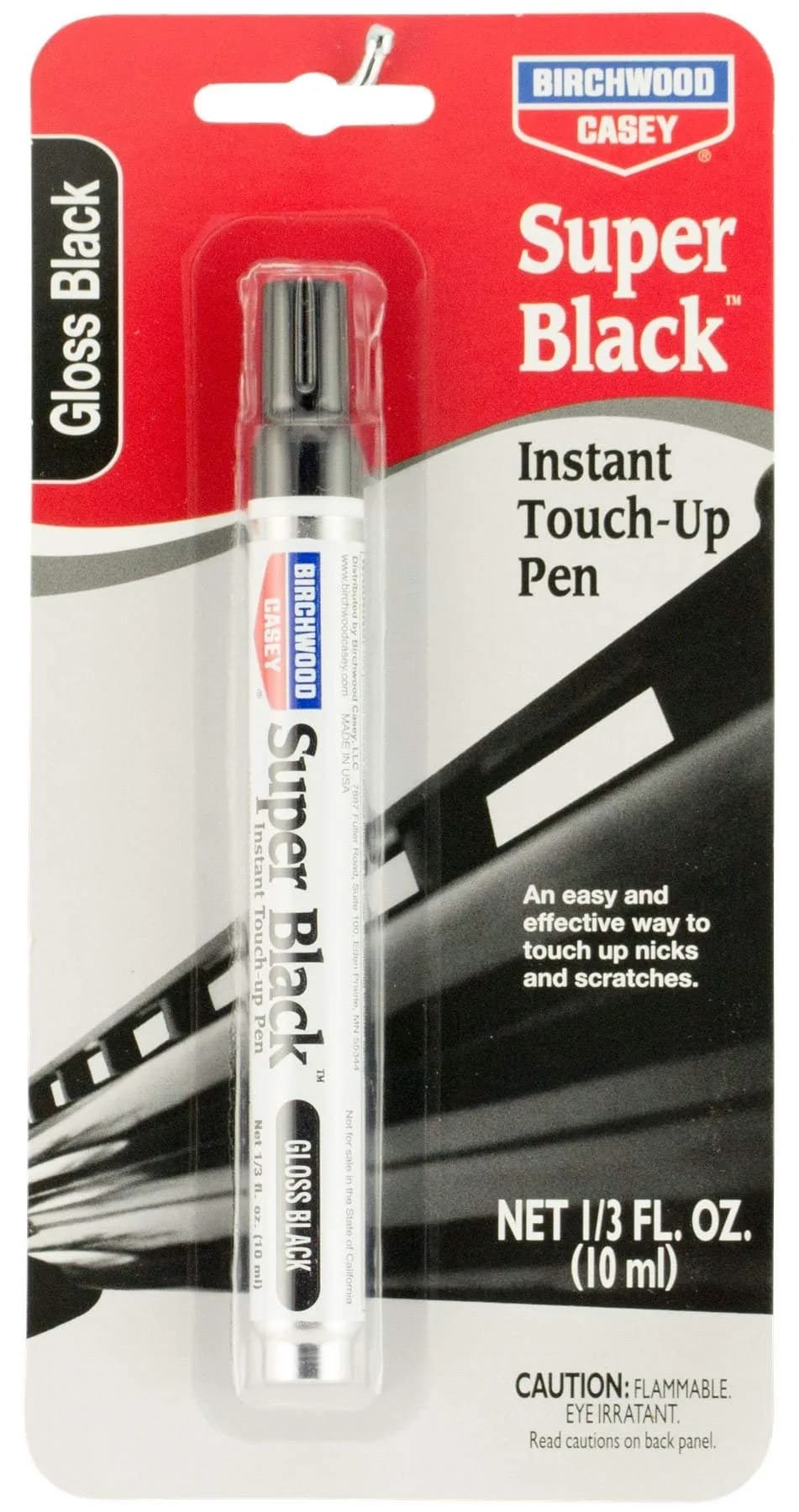 Birchwood Casey Super Black Touch-Up Pen - Flat Black Finish for Scratches & Worn Areas - view 2