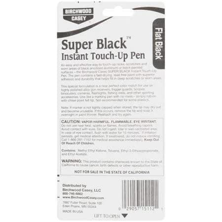Birchwood Casey Super Black Touch-Up Pen 0.33 oz (9.3 ml) | Fast-Drying Paint Marker for Scratches thumbnail 4