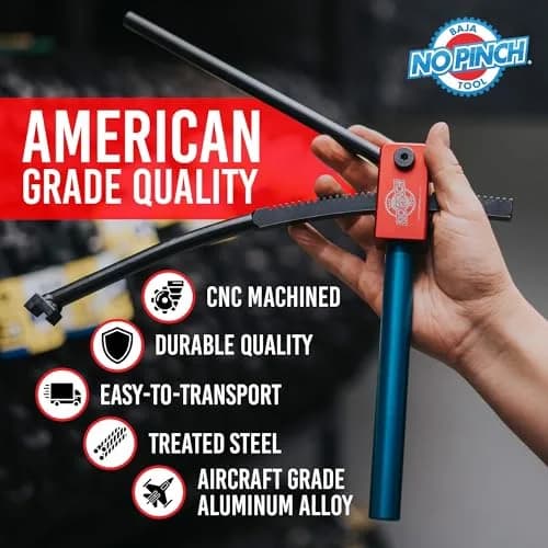 BAJA NO PINCH Ultimate Kit Dirt Bike Tire Changer Tool 16-21 in | Effortless, Durable, USA-Designed thumbnail 2