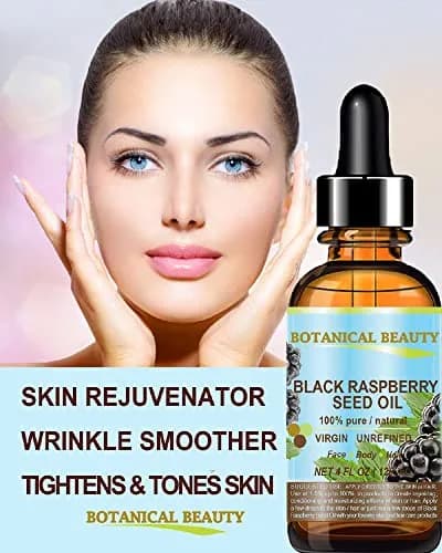 Botanical Beauty Black Raspberry Seed Oil 30 ml | Pure, Cold Pressed, Natural Moisturizer for Face, Skin, Hair thumbnail 4