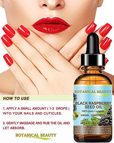 Botanical Beauty Black Raspberry Seed Oil 30 ml | Pure, Cold Pressed, Natural Moisturizer for Face, Skin, Hair thumbnail 7