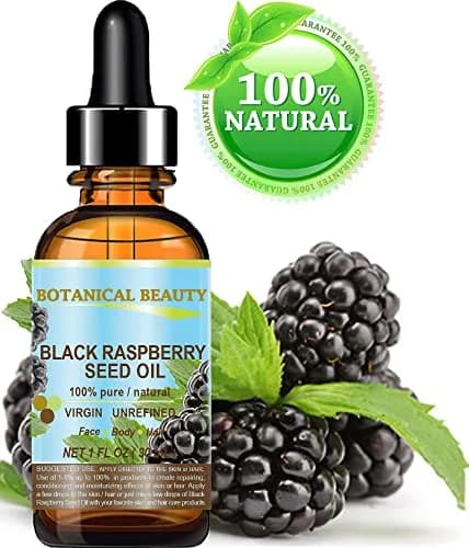 Botanical Beauty Black Raspberry Seed Oil 30 ml | Pure, Cold Pressed, Natural Moisturizer for Face, Skin, Hair thumbnail 2