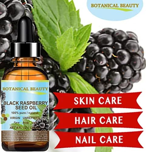 Botanical Beauty Black Raspberry Seed Oil 30 ml | Pure, Cold Pressed, Natural Moisturizer for Face, Skin, Hair thumbnail 3
