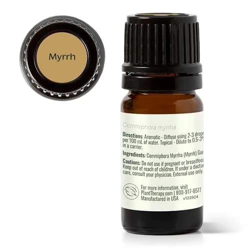 Plant Therapy Myrrh Essential Oil 5 mL (0.17 Fl Oz) | Pure, Undiluted, USDA Organic thumbnail 8