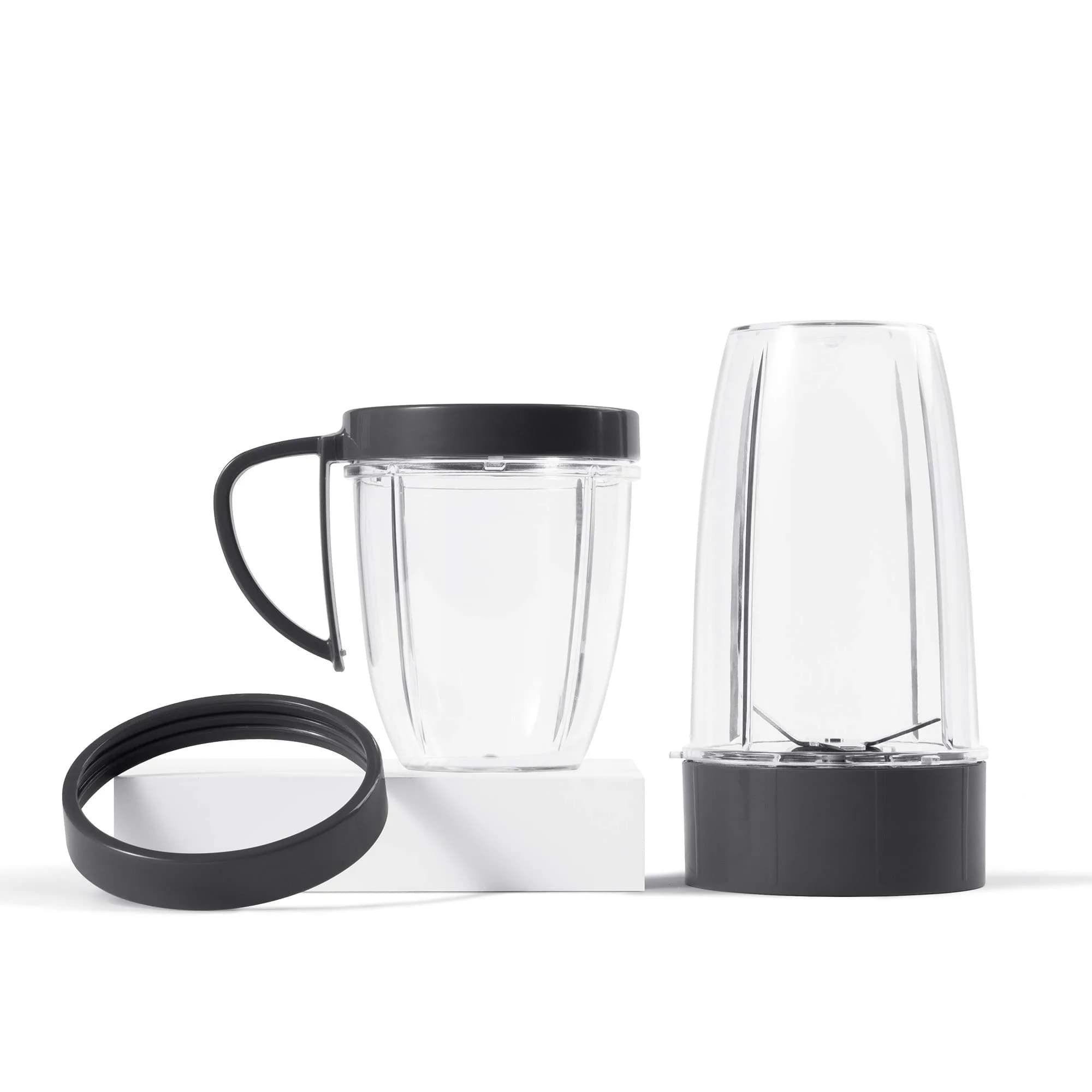NutriBullet 24 oz. Cup & Blade Replacement Set | Stainless Steel Extractor Blade, BPA-Free Plastic Cups - view 2