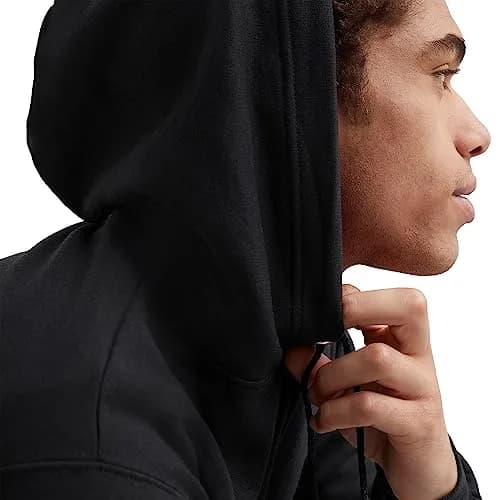 Hanes Men's Ecosmart Fleece Full-Zip Hoodie | Medium (380g), Black thumbnail 3