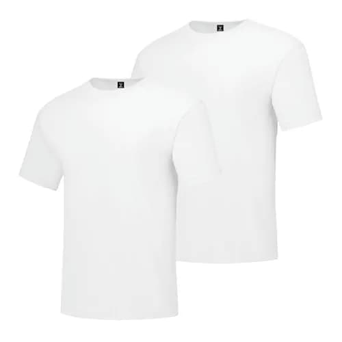 Hanes Heavyweight Cotton Crewneck T-shirt 2 Pack | Tall Sizes Available thumbnail 1