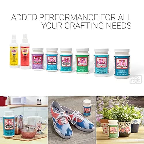 Mod Podge Dishwasher Safe Waterbased Sealer Glue and Finish 237ml (8 fl oz) | Glossy Finish for Decoupage Projects thumbnail 3