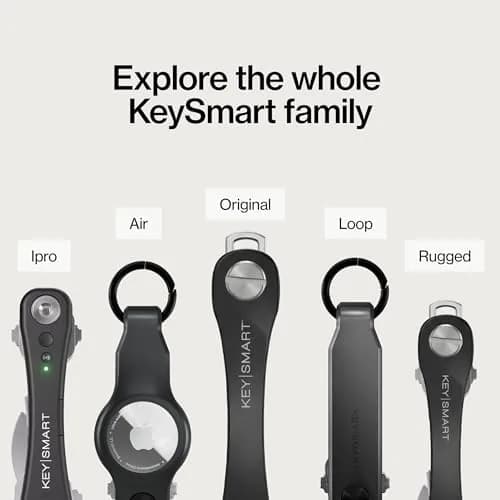 KeySmart Original Key Holder Blue for 14 Keys | Compact Clutter-Free EDC Keychain Organizer thumbnail 8