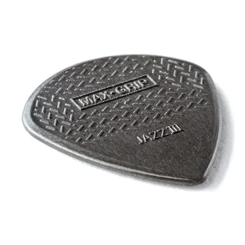 Jim Dunlop Max-Grip Jazz III Carbon Fiber Guitar Picks 1.38mm (6-Pack) | Precision Control for Lead Playing thumbnail 2