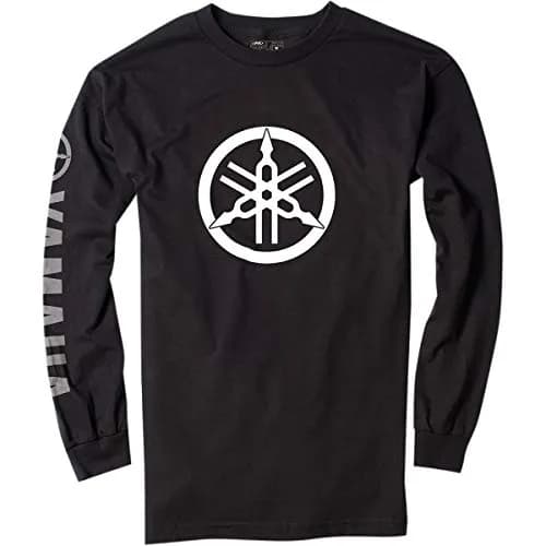 Factory Effex Yamaha Long Sleeve T-Shirt Black Large | Screen Printed Cotton thumbnail 1