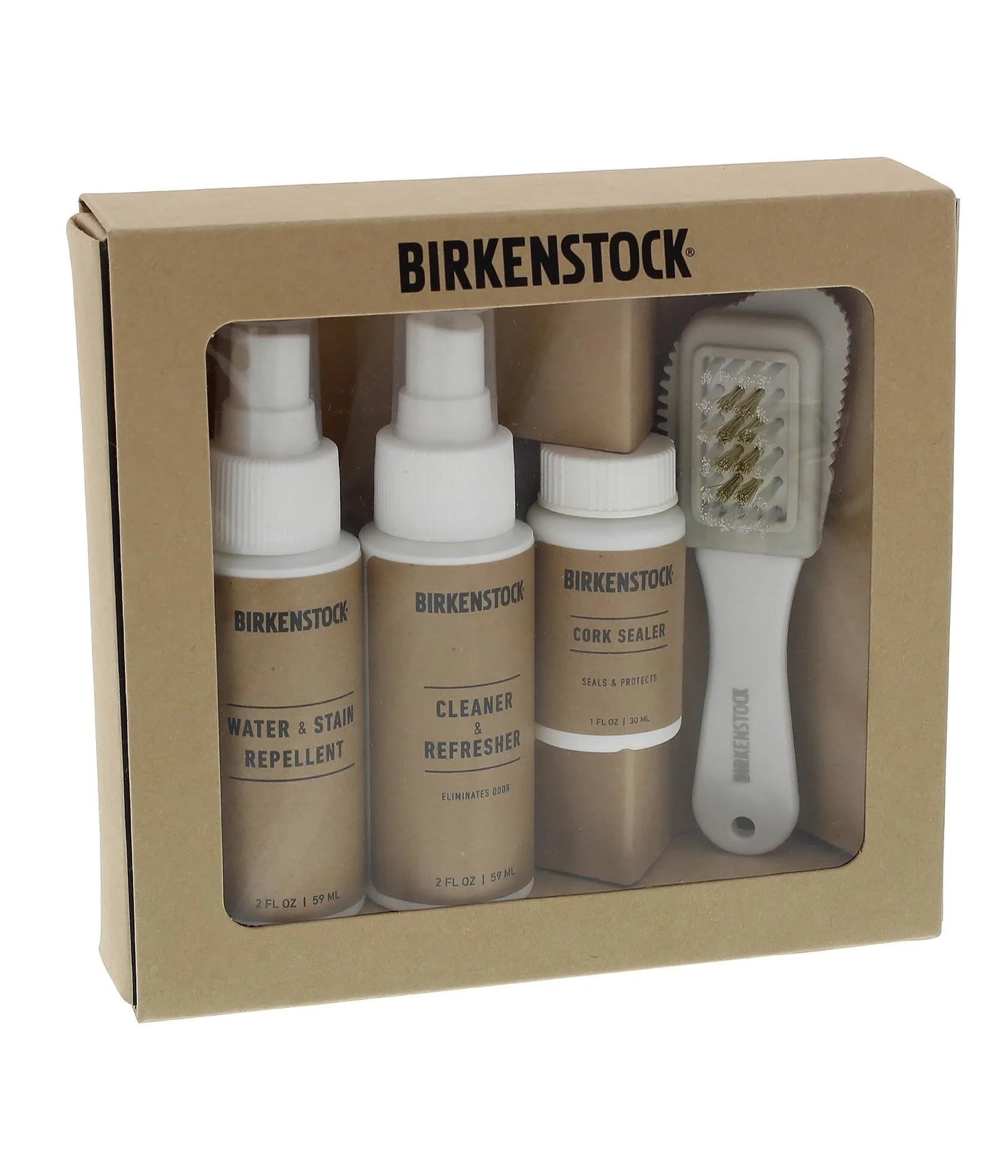 Birkenstock Deluxe Shoe Care Kit No Color | Leather & Suede Protector, 1 Ea — White