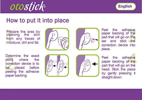 Otostick Cosmetic Ear Corrector 8 Count (18g) | Discreet Protruding Ear Solution thumbnail 9