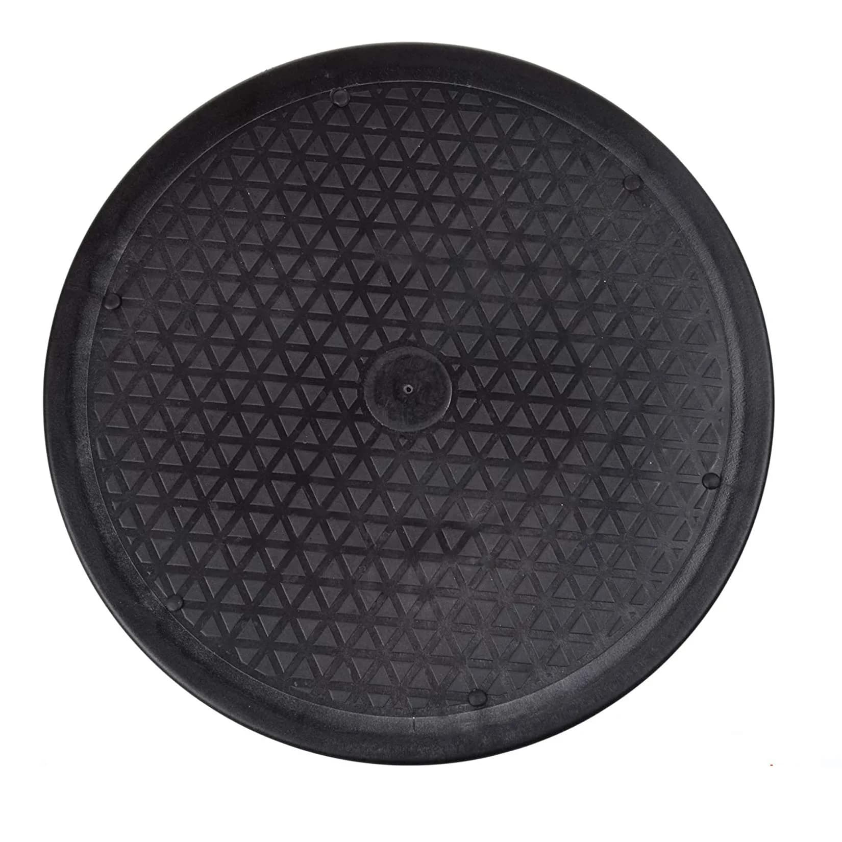 Cosmos 10'' Diameter Heavy Duty 360° Rotation Swivel Stand with Steel Ball Bearings | Black — Black
