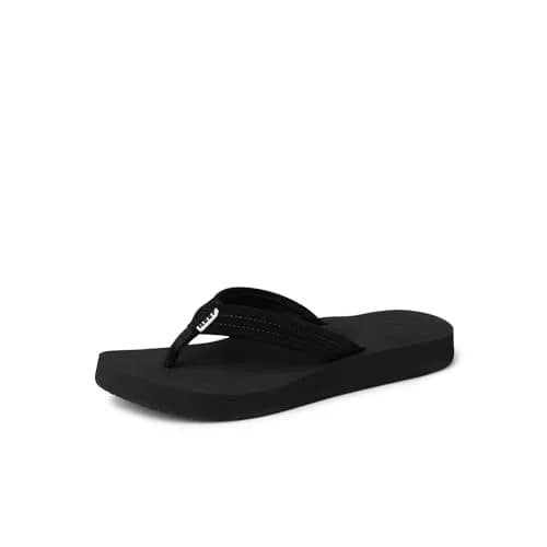 REEF Cushion Breeze Womens Sandal BK2-Black 6 | Soft EVA Footbed with Arch Support thumbnail 1