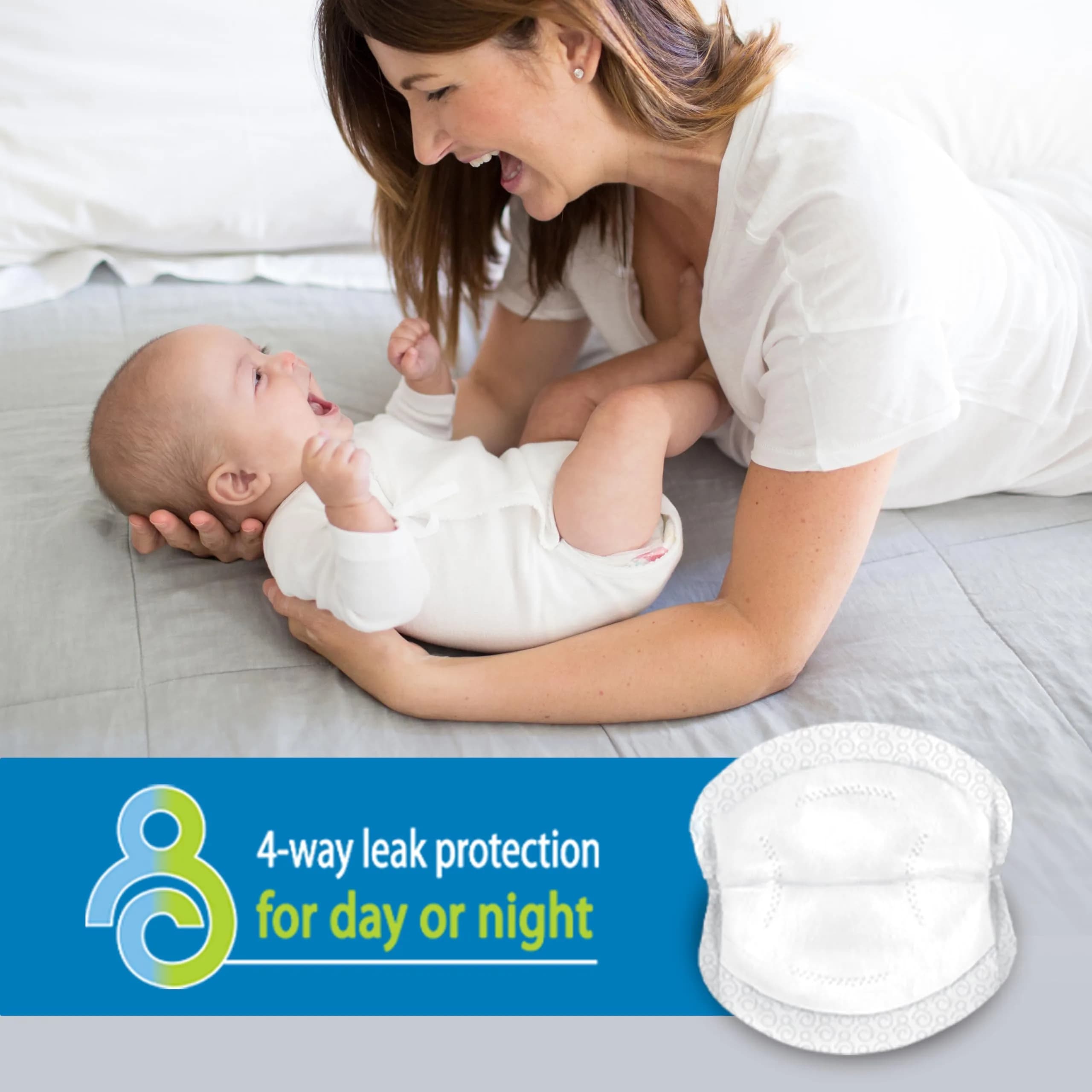 Dr. Brown's Disposable Breast Pads 60 Count | Absorbent Nursing Pads, Leakproof Protection, Discreet Fit - view 2