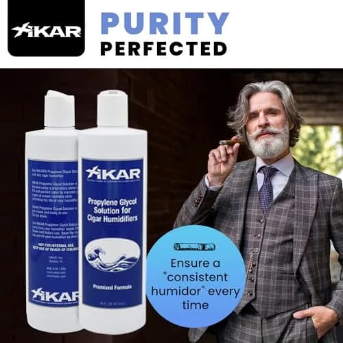 Xikar Humidor Solution 16 Fl Oz (473ml) 2-Pack | Maintains 70% Humidity for Cigars thumbnail 4