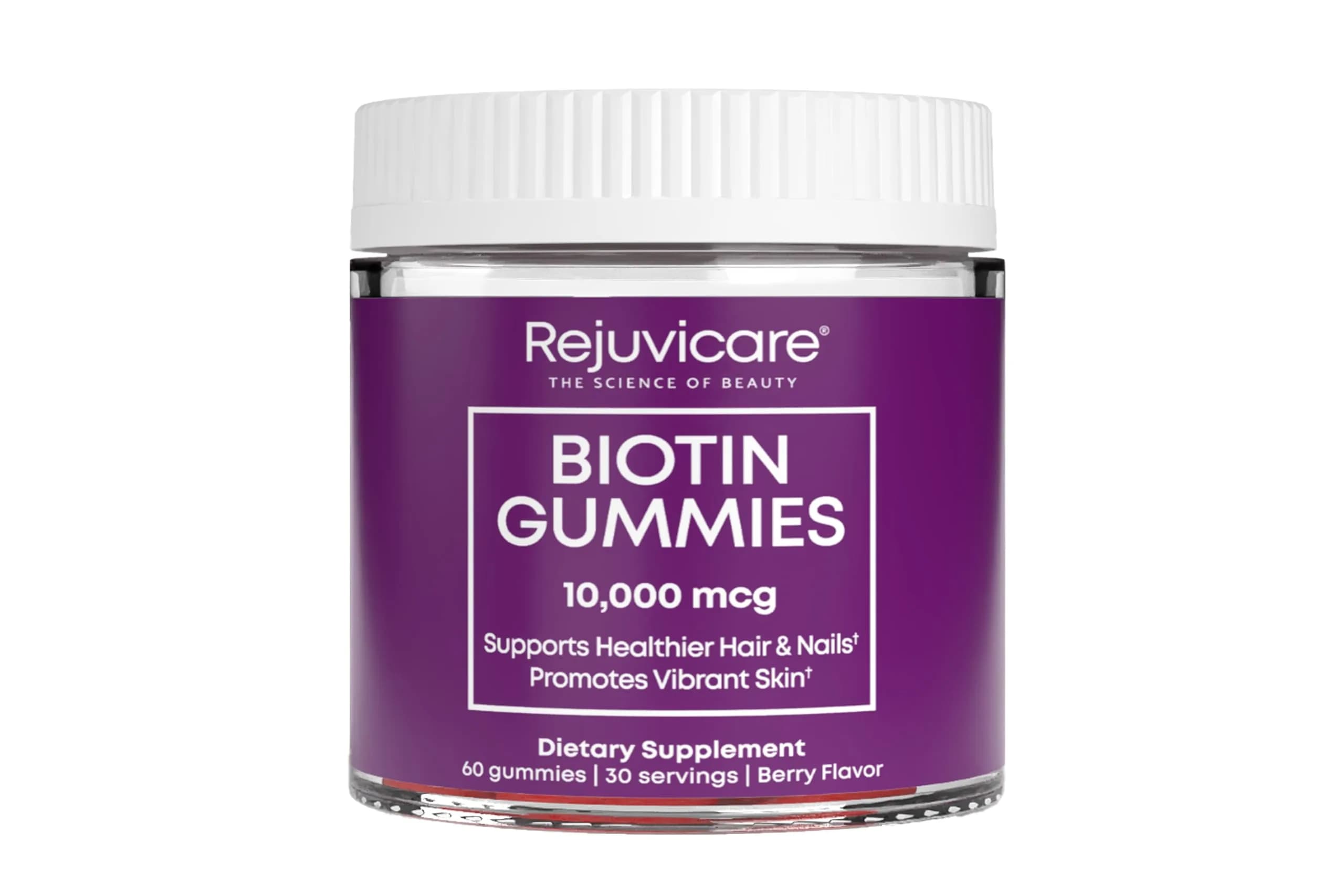 Windmill Biotin Gummies 10,000mcg | Berry Flavor for Hair & Skin (60 Count)