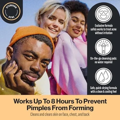 Oxy 3-IN-1 Acne Facial Cleansing Pads 90 Pads | Maximum Strength 2% Salicylic Acid for Acne thumbnail 3