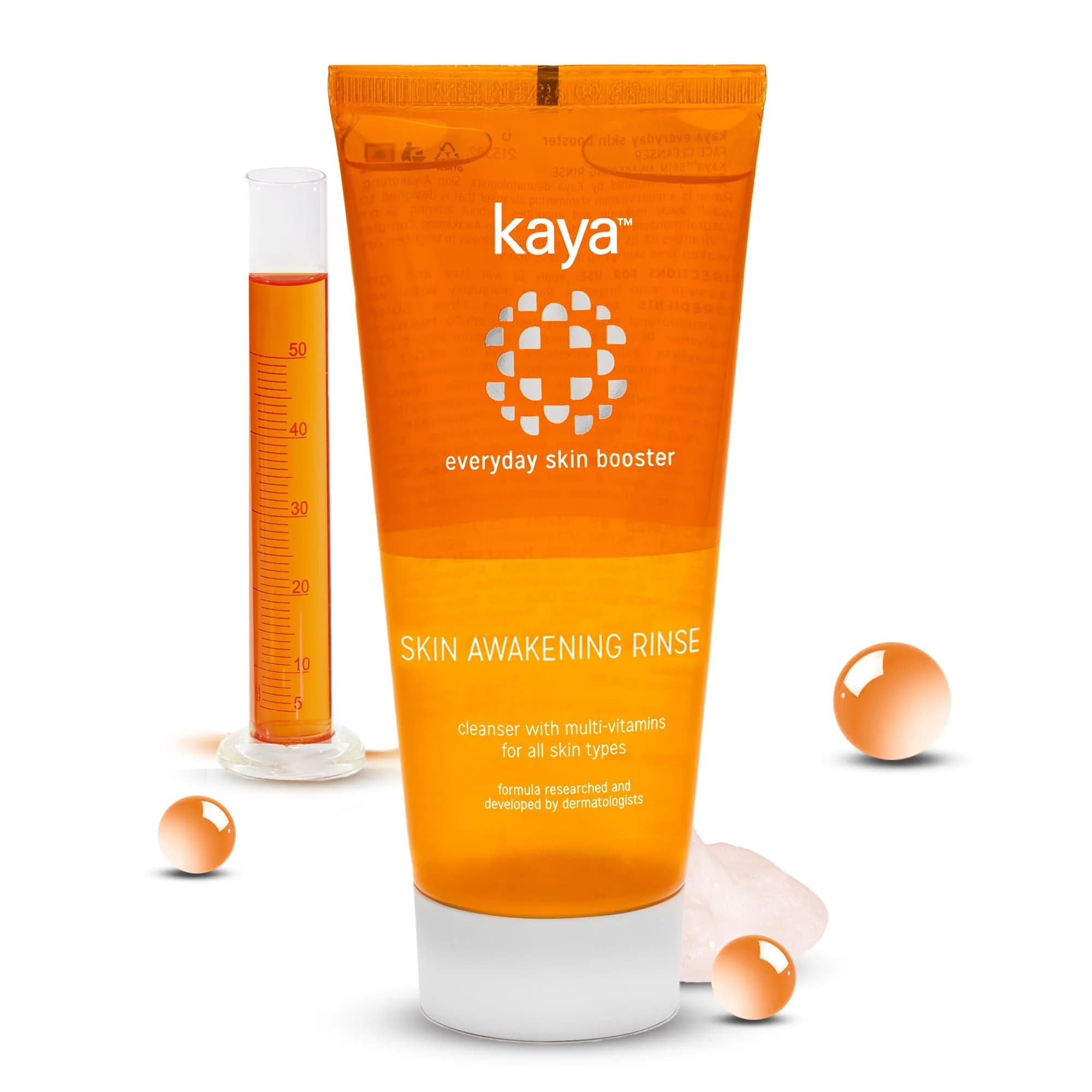 Kaya Skin Clinic Skin Awakening Rinse 100ml (3.38 Fl Oz) | Multivitamin Cleanser for All Skin Types - main product image