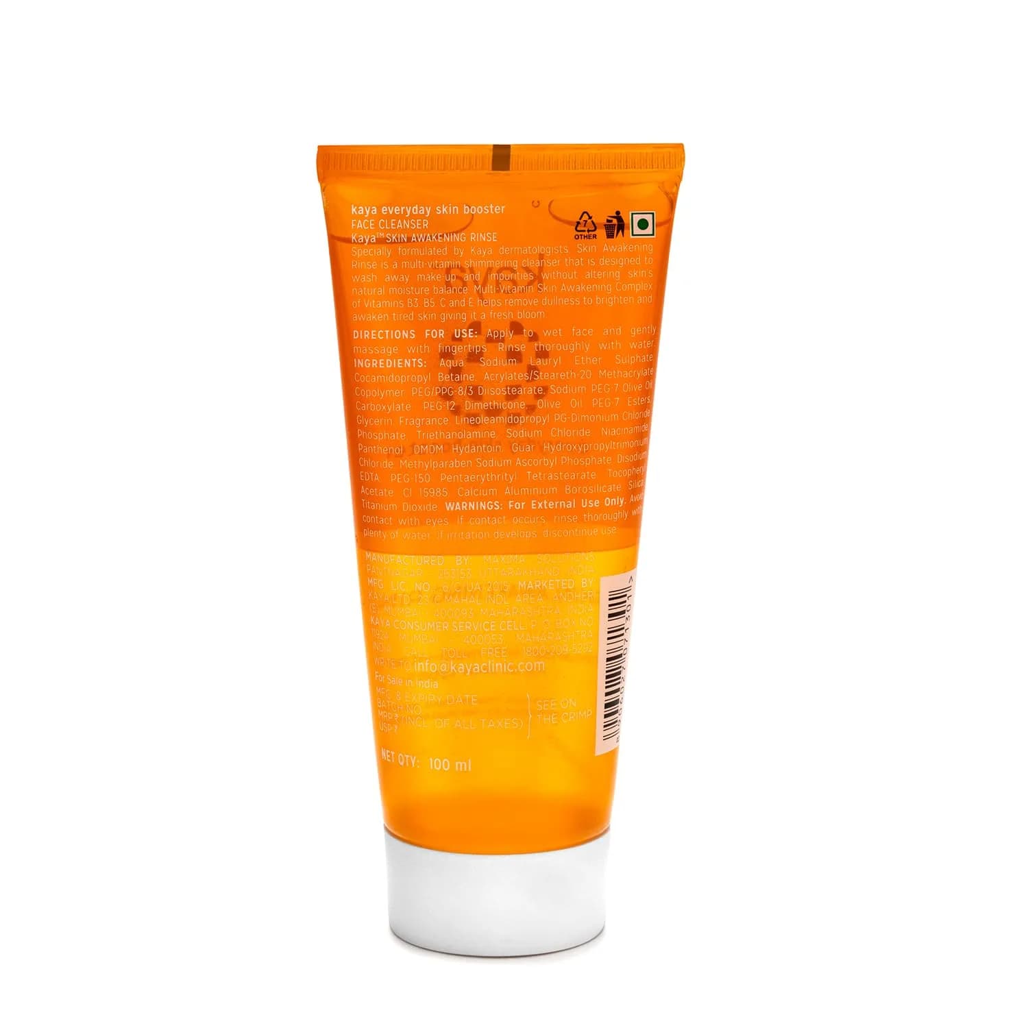 Kaya Skin Clinic Skin Awakening Rinse 100ml (3.38 Fl Oz) | Multivitamin Cleanser for All Skin Types - view 7