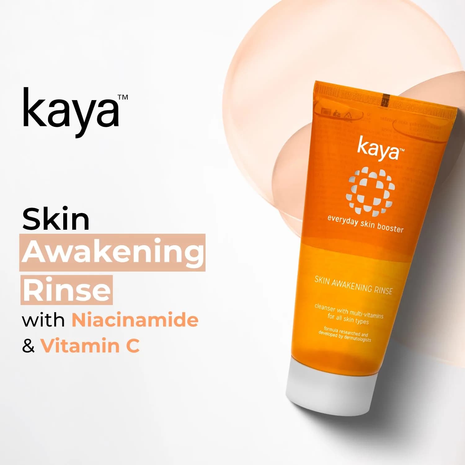 Kaya Skin Clinic Skin Awakening Rinse 100ml (3.38 Fl Oz) | Multivitamin Cleanser for All Skin Types - view 2